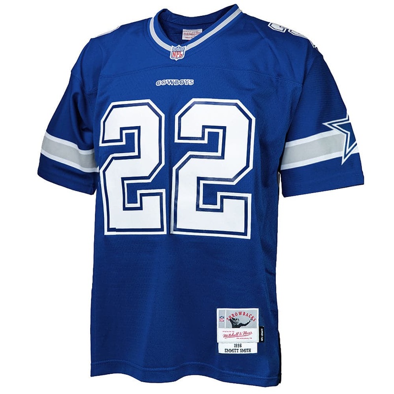 Emmitt Smith Dallas Cowboys 96-97 Mitchell & Ness NFL Throwback Legacy Jersey – Navy