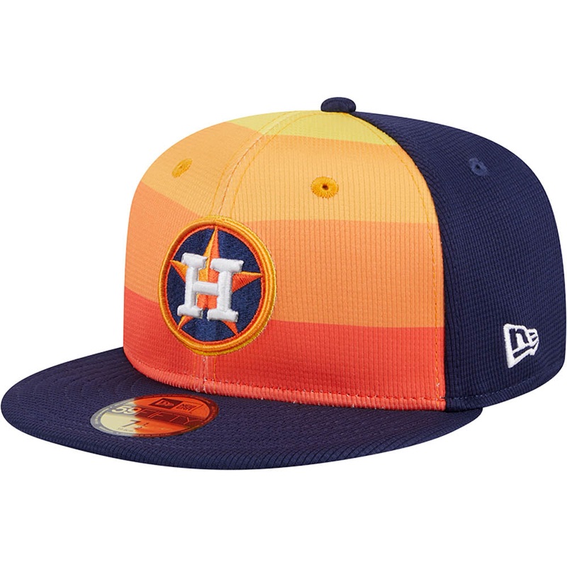 MLB Houston Astros New Era 2025 Batting Practice 59FIFTY Fitted Hat – Navy
