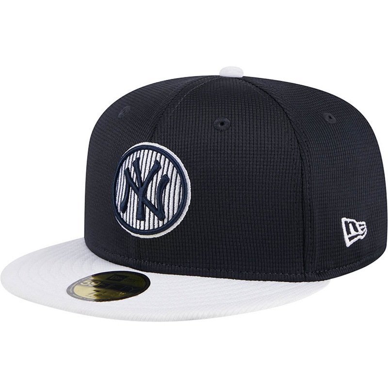 MLB New York Yankees New Era 2025 Batting Practice 59FIFTY Fitted Hat – Navy
