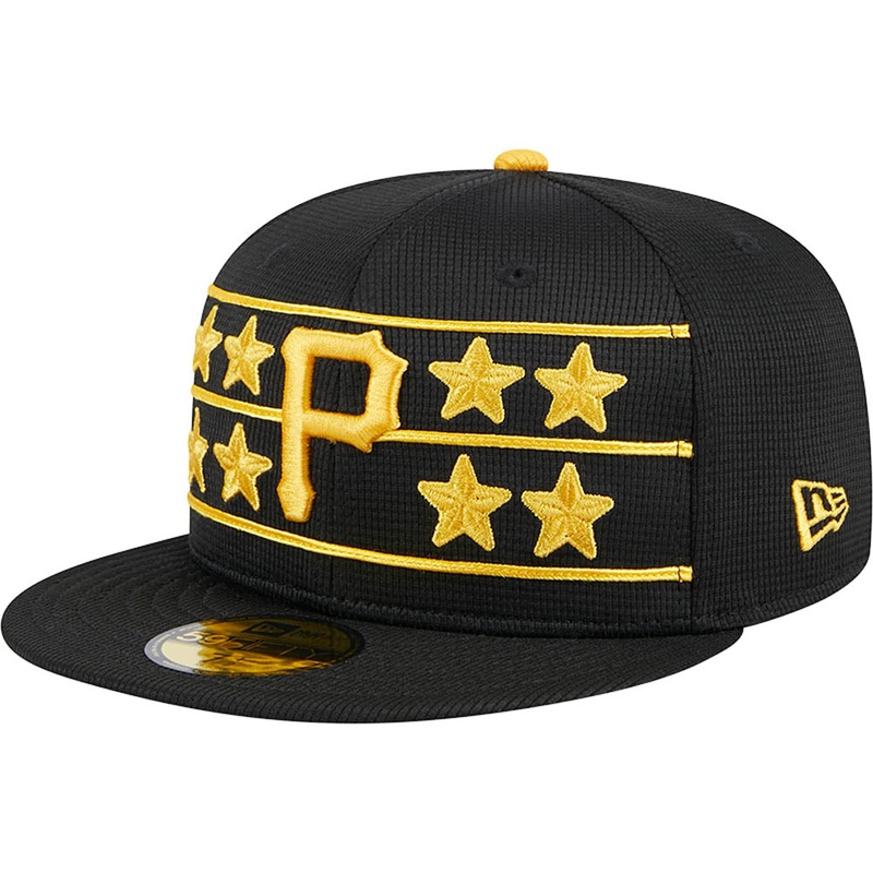MLB Pittsburgh Pirates New Era 2025 Batting Practice 59FIFTY Fitted Hat – Black
