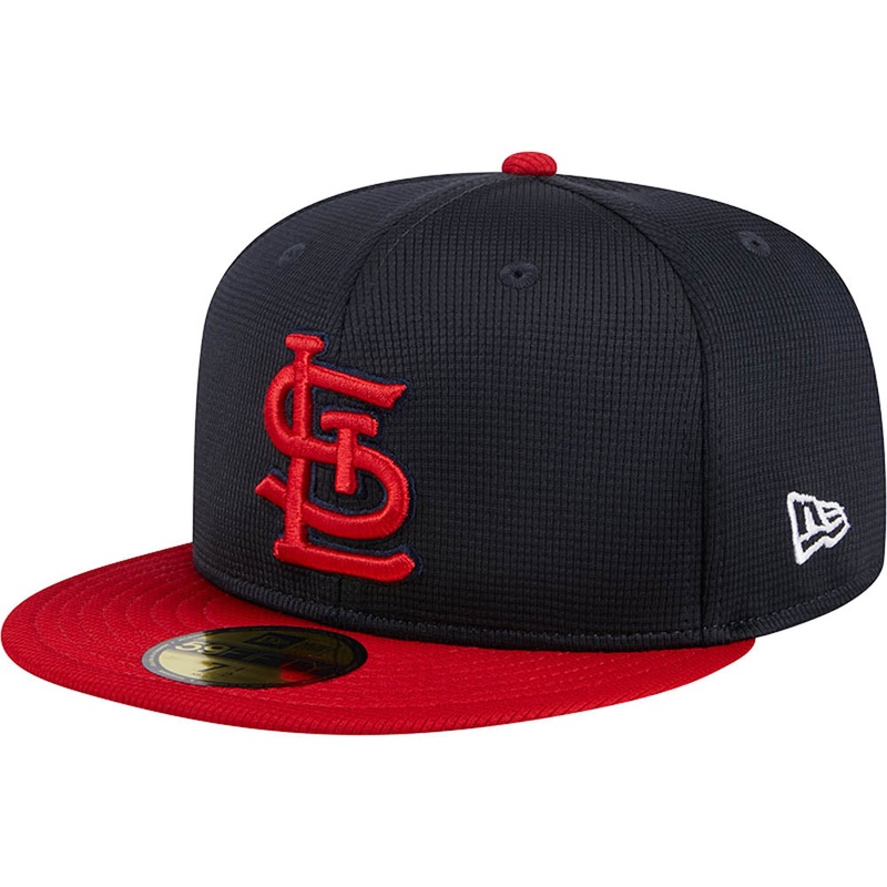 MLB St. Louis Cardinals New Era 2025 Batting Practice 59FIFTY Fitted Hat – Navy