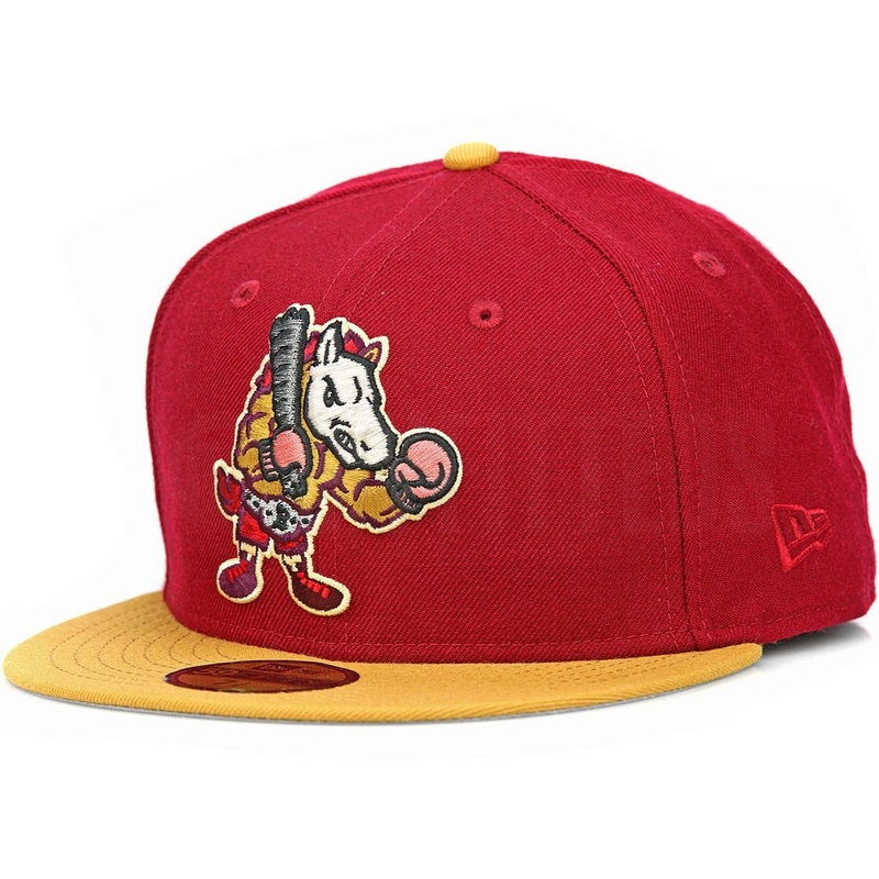 New Era Red Binghamton Rumble Ponies 59FIFTY Fitted Hat