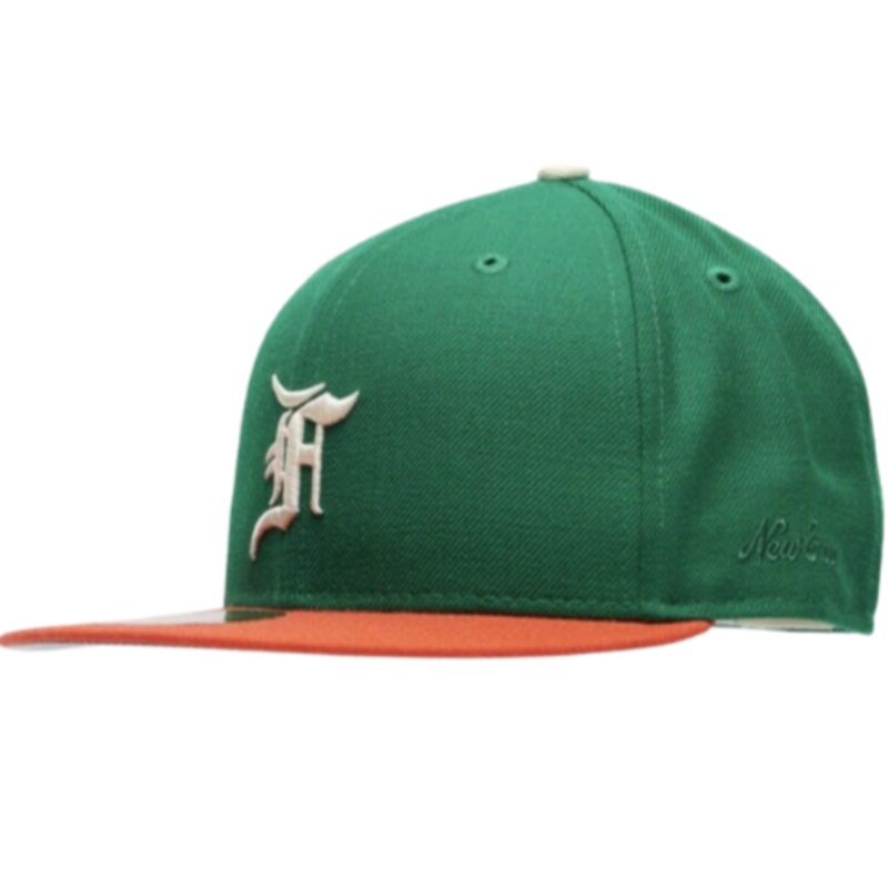 New Era X Fear of God (Green & Orange) 59Fifty Fitted Hat