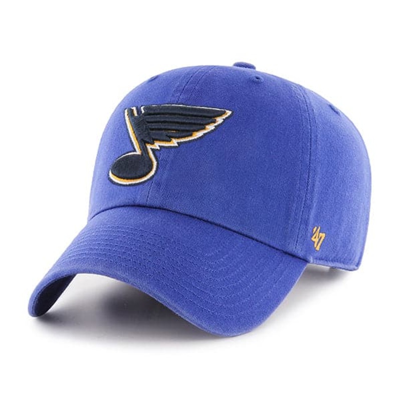 St. Louis Blues ’47 NHL Team Clean Up Strapback Hat – Blue