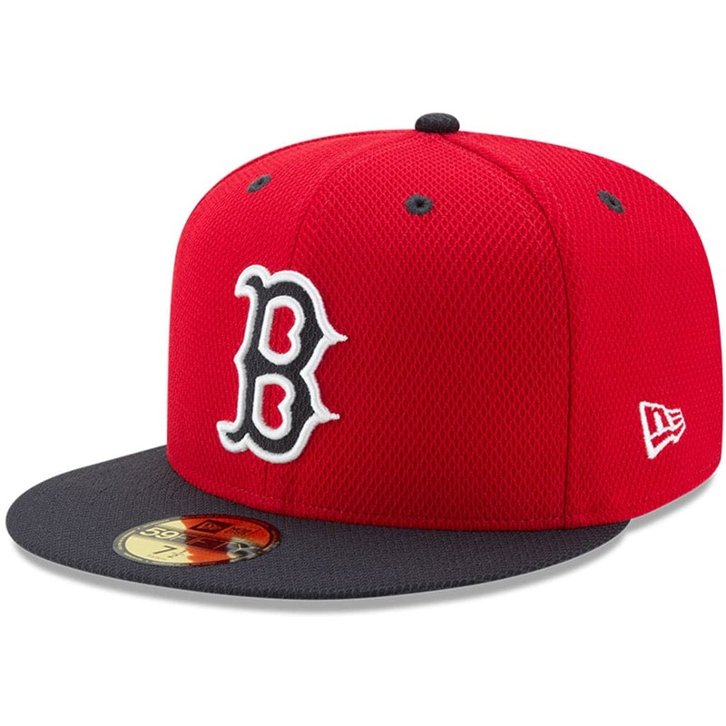 Boston Red Sox New Era MLB Alt Diamond Era Performance 59FIFTY Fitted Hat – Red