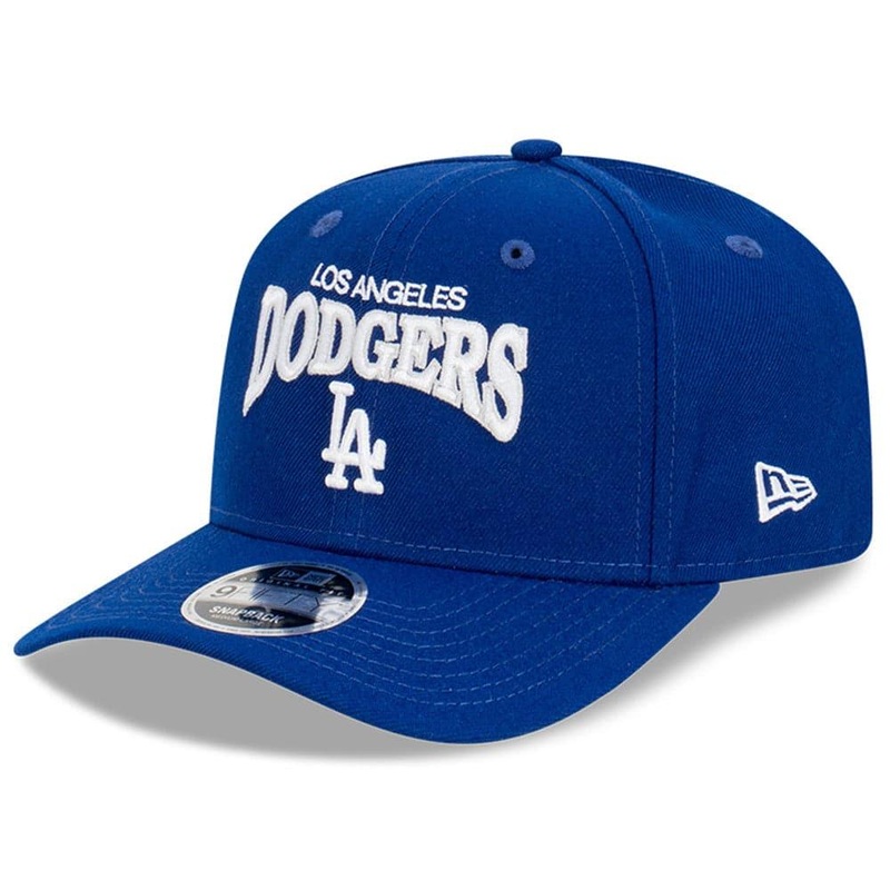 Los Angeles Dodgers New Era MLB Team Arch Pre-Curved OF 9FIFTY Snapback Hat – Blue