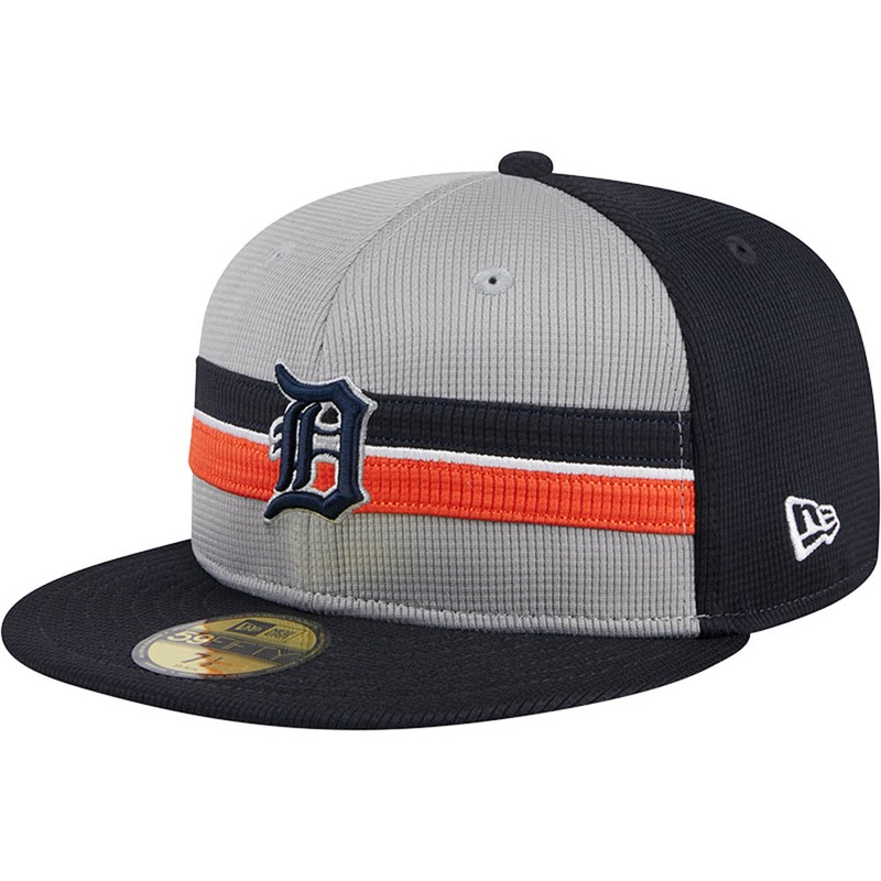 MLB Detroit Tigers New Era 2025 Batting Practice 59FIFTY Fitted Hat – Navy