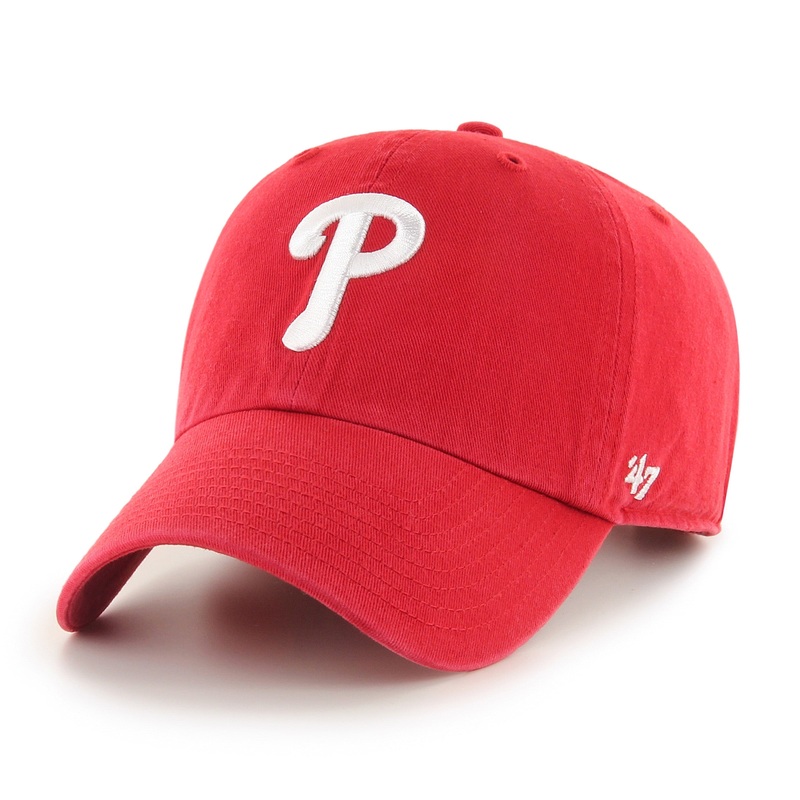 MLB Philadelphia Phillies ’47 Clean Up Adjustable Hat – Red