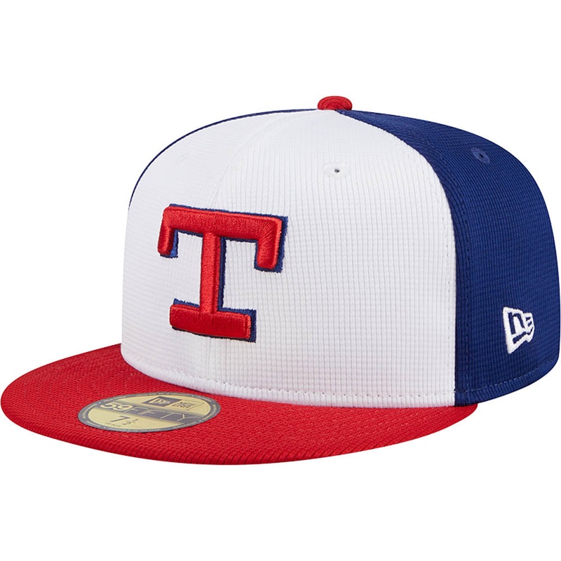 MLB Texas Rangers New Era 2025 Batting Practice 59FIFTY Fitted Hat – Blue
