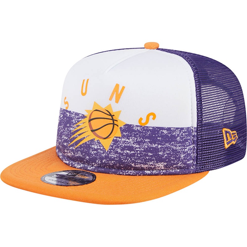 NBA Phoenix Suns New Era Gameday 9FIFTY Trucker Snapback Hat – Purple