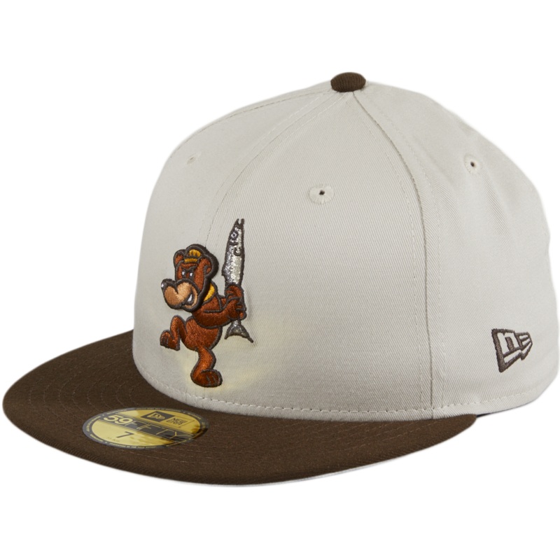 New Era Bear Attack Stone, Brown Dionic Brand 59FIFTY Fitted Hat