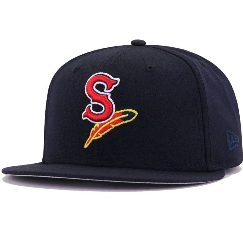 New Era Spokane Indians Navy Blue 59FIFTY Fitted Hat
