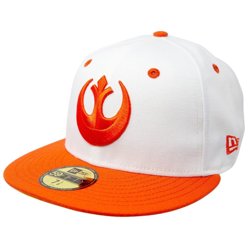 New Era Star Wars Rebel Fighter White/Orange 59Fifty Fitted Hat