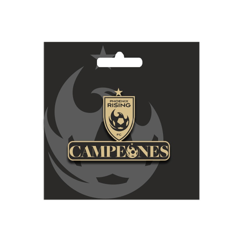 Phoenix Rising Global Scarves Campeones Pin