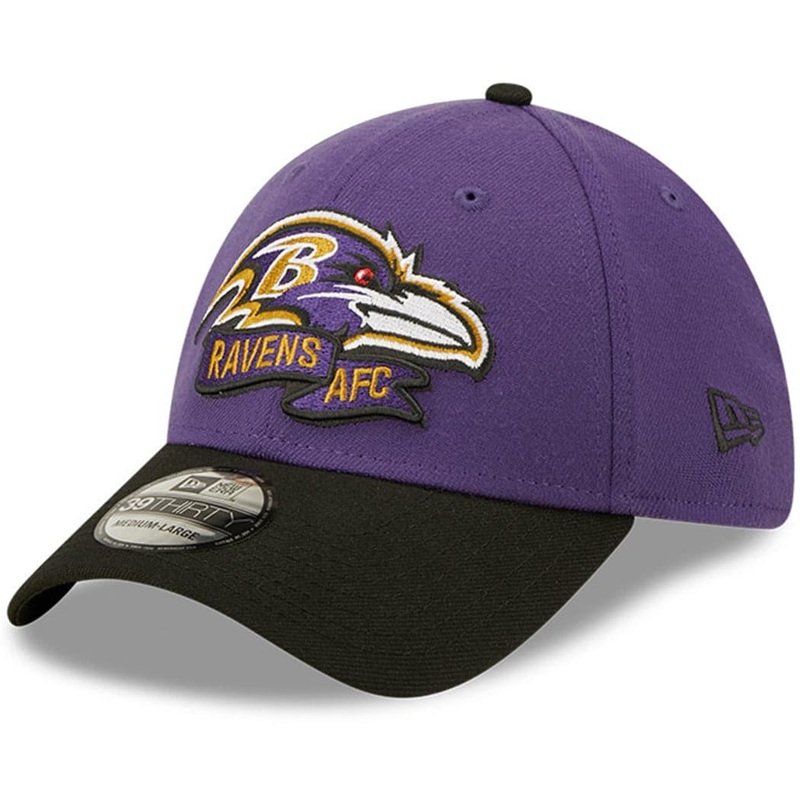 Baltimore Ravens New Era NFL 22 Sideline Secondary 39THIRTY Stretch Fit Hat – Purple