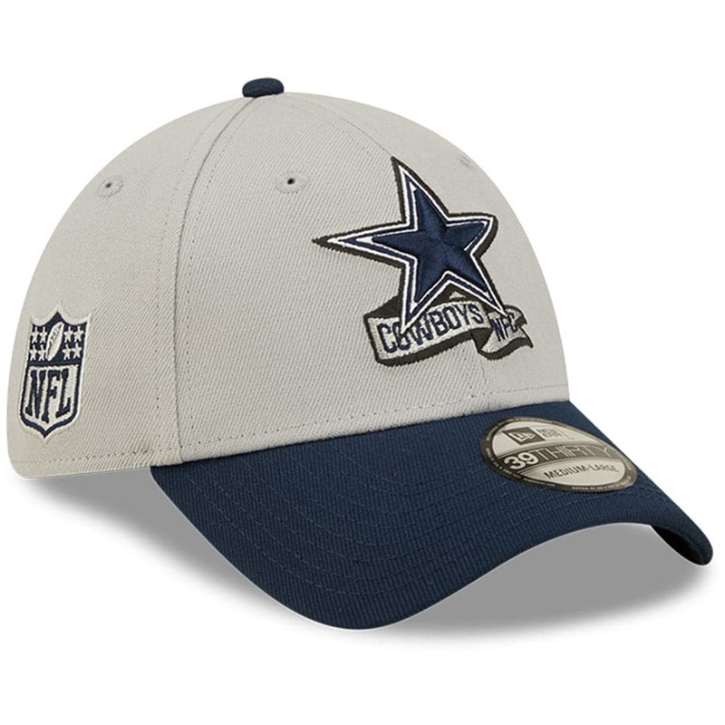 Dallas Cowboys New Era NFL 22 Sideline Secondary 39THIRTY Stretch Fit Hat – Grey