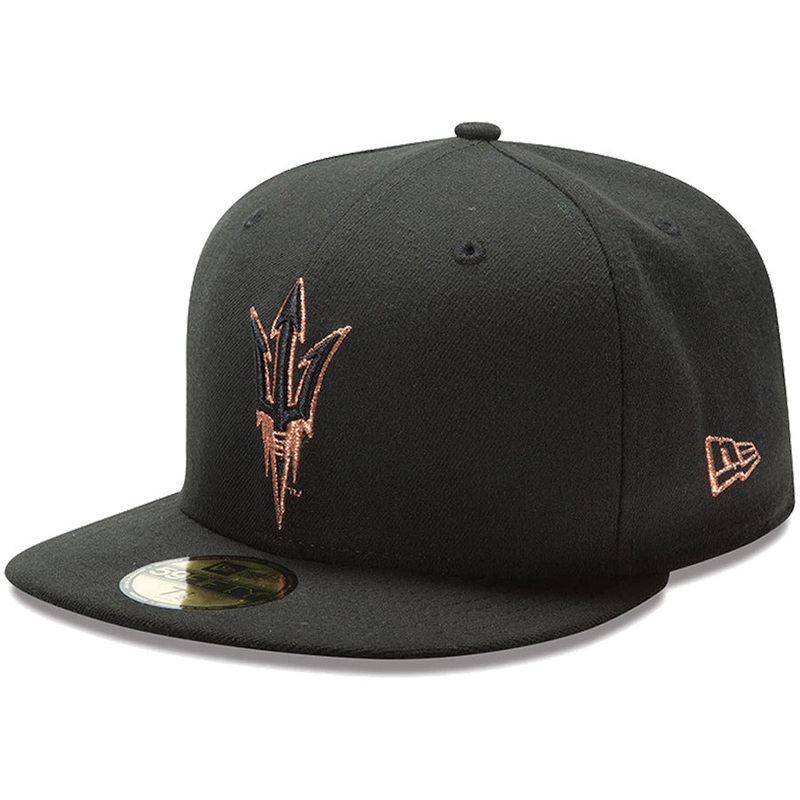 New Era Arizona State Sun Devils Black/Copper Basic 59FIFTY Fitted Hat
