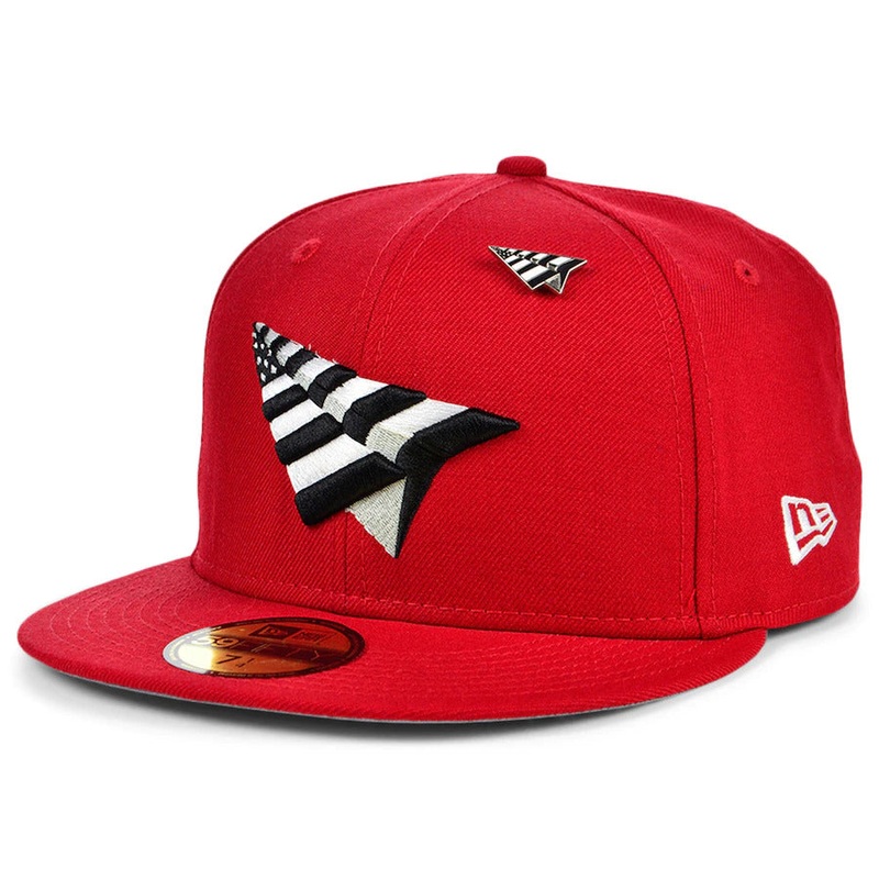 New Era Red Paper Planes 59FIFTY Fitted Hat
