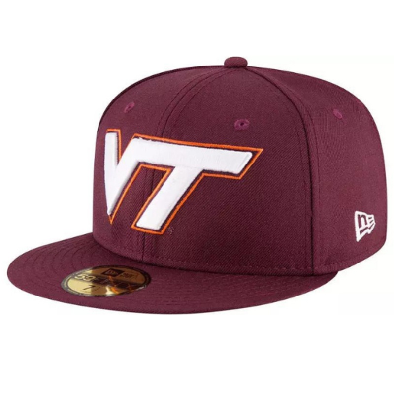 New Era Virginia Tech Hokies Maroon 59Fifty Fitted Hat