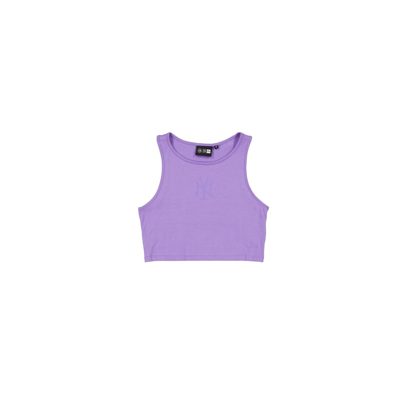 New York Yankees Women’s Cropped Mauve Tank Top