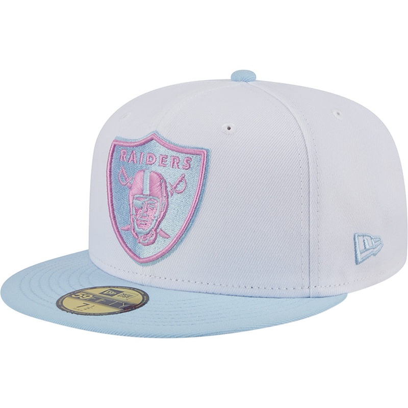NFL Las Vegas Raiders New Era Cotton Candy 59FIFTY Fitted Hat
