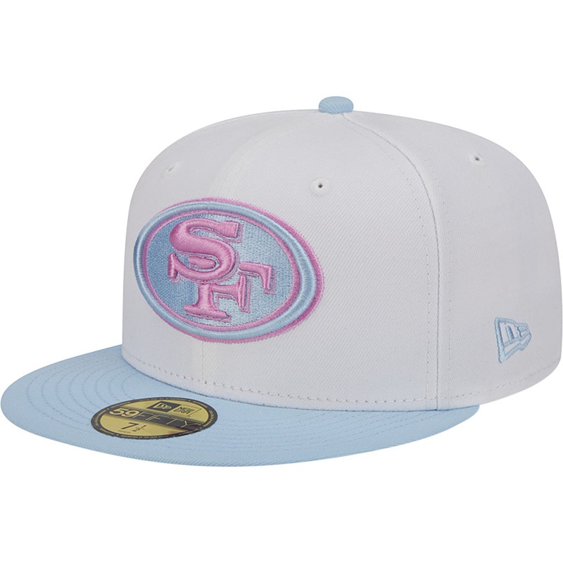 NFL San Francisco 49ers New Era Cotton Candy 59FIFTY Fitted Hat