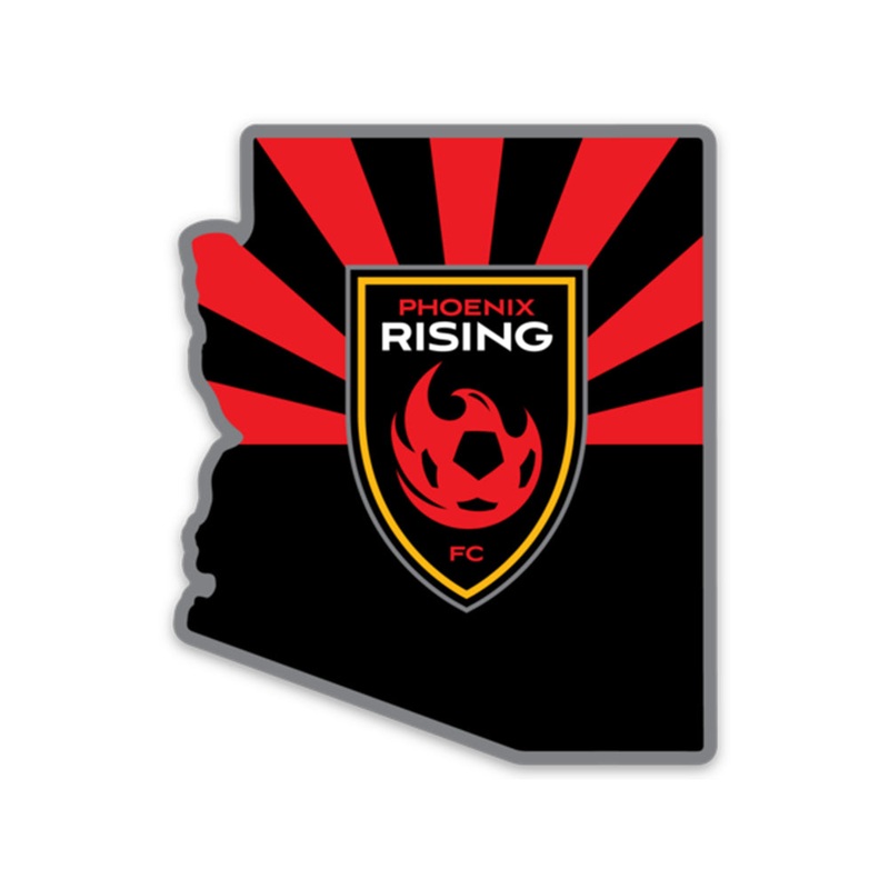 Phoenix Rising State Shield 2.5″ x 3″ Sticker