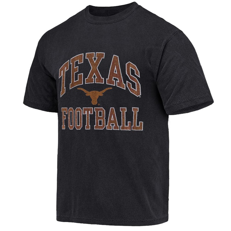 Texas Longhorns NCAA Team Arch Vintage T-Shirt – Vintage Black