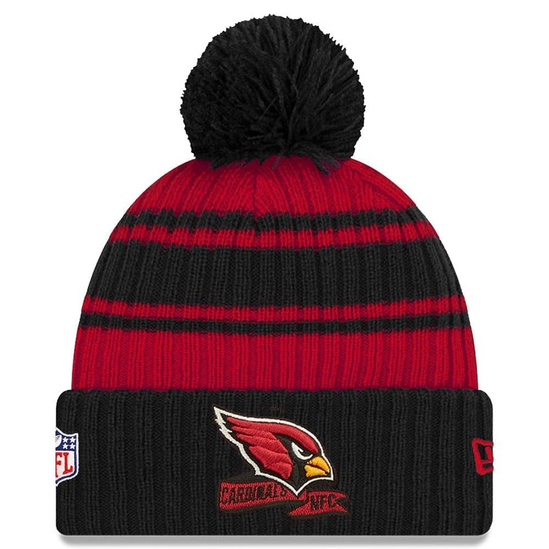 Arizona Cardinals New Era NFL 22 Sideline Knit Beanie – Black