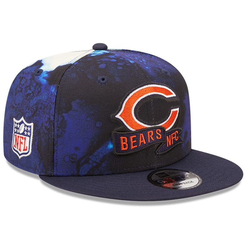 Chicago Bears New Era NFL 22 Sideline Ink 9FIFTY Snapback Hat – Navy