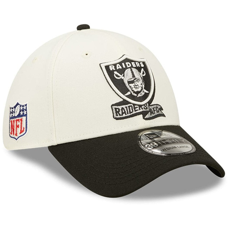 Las Vegas Raiders New Era NFL 22 Sideline 39THIRTY Stretch Fit Hat – Chrome White