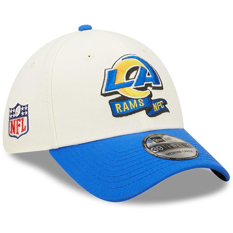 Los Angeles Rams New Era NFL 22 Sideline 39THIRTY Stretch Fit Hat – Chrome White