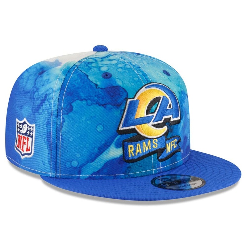 Los Angeles Rams New Era NFL 22 Sideline Ink 9FIFTY Snapback Hat – Blue