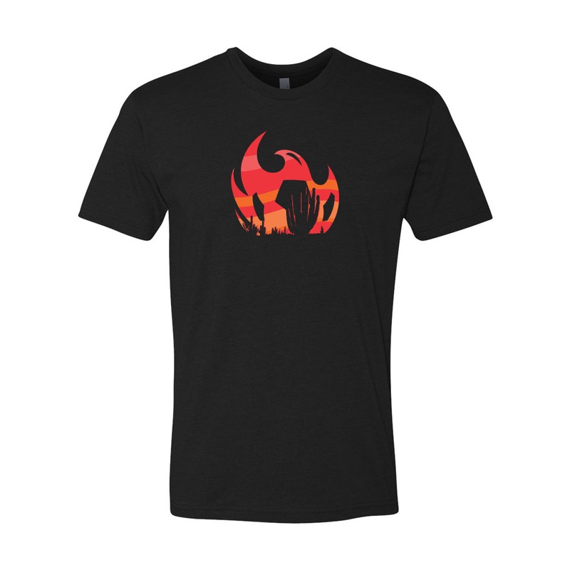 Phoenix Rising State Forty Eight Heat Wave T-Shirt – Black