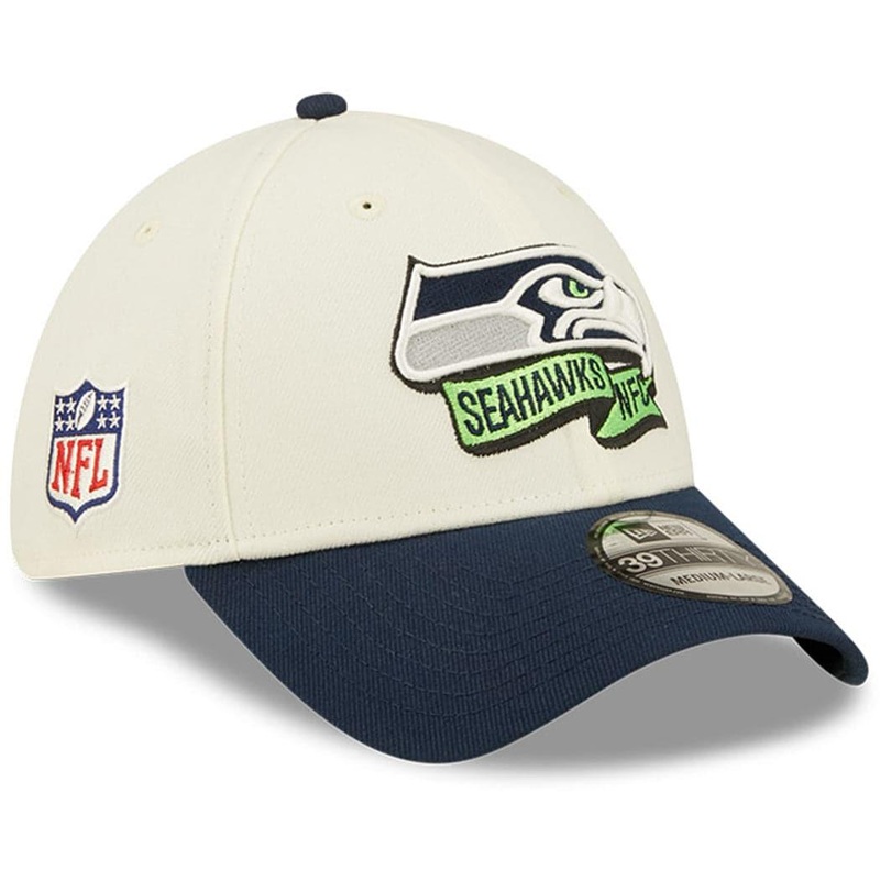 Seattle Seahawks New Era NFL 22 Sideline 39THIRTY Stretch Fit Hat – Chrome White