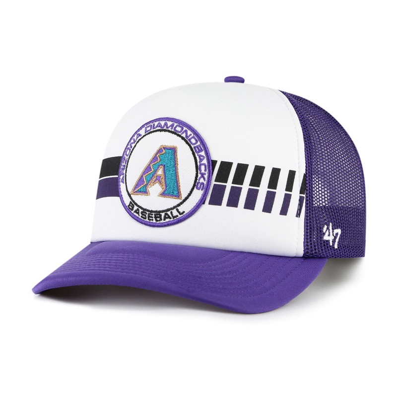 MLB Arizona Diamondbacks ’47 Cooperstown Express Foam Trucker Adjustable Hat – White