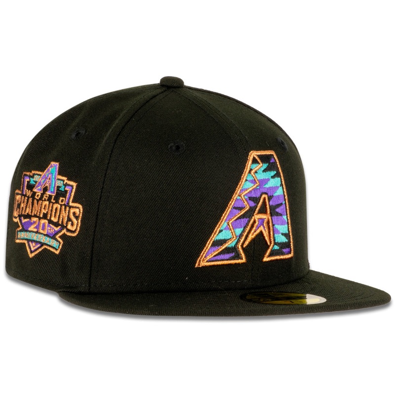 MLB Arizona Diamondbacks New Era Cooperstown Southwest 59FIFTY Fitted Hat – Black