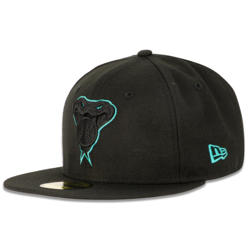 MLB Arizona Diamondbacks New Era Teal Eyes 59FIFTY – Black Hat