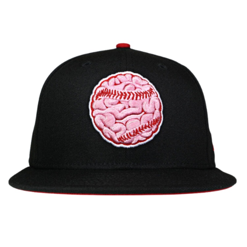 New Era Brain Ball Black & Pink 59FIFTY Fitted Hat