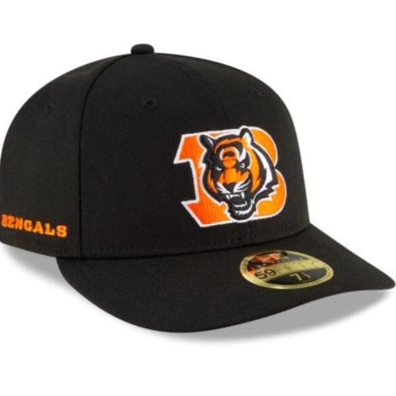 New Era Cincinnati Bengals Logo Mix Low Profile 59fifty Fitted Hat