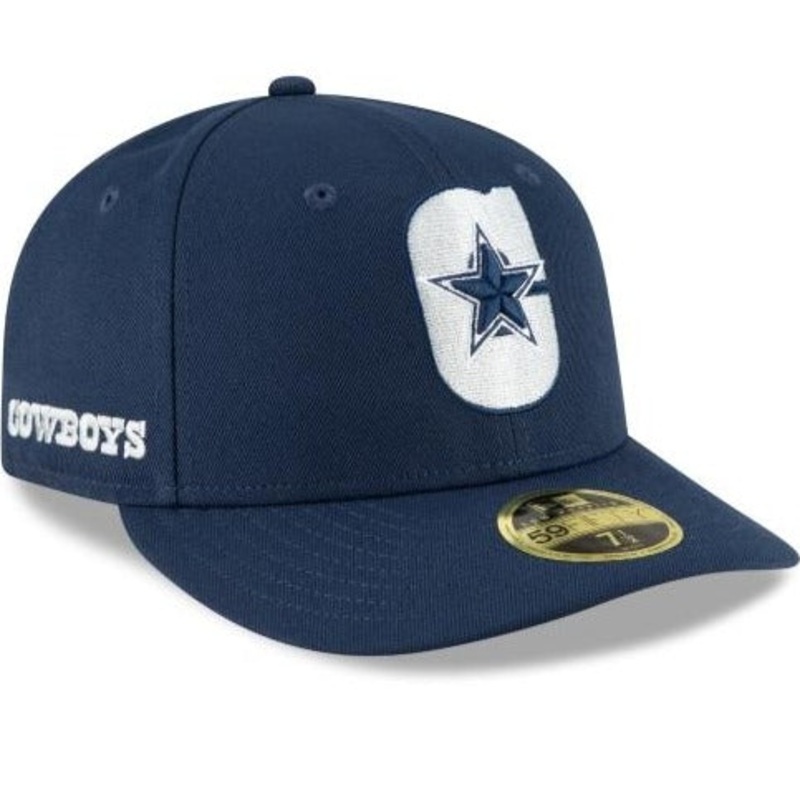 New Era Dallas Cowboys Logo Mix Low Profile 59fifty Fitted Hat