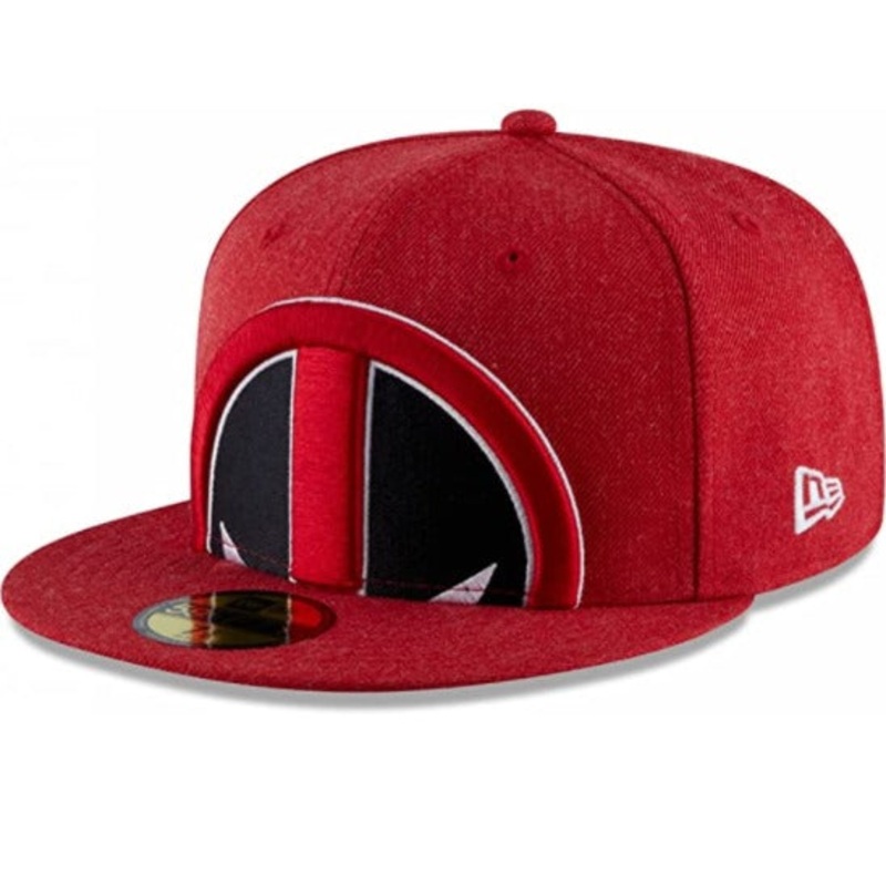 New Era Deadpool Red Color Trim 59FIFTY Fitted Hat