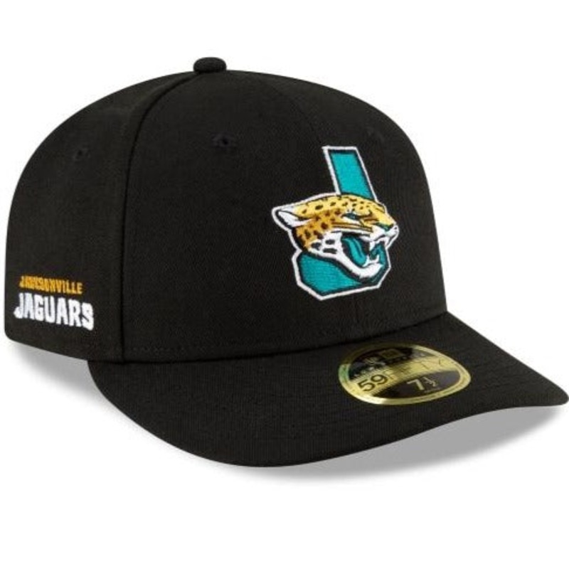 New Era Jacksonville Jaguars Logo Mix Low Profile 59fifty Fitted Hat