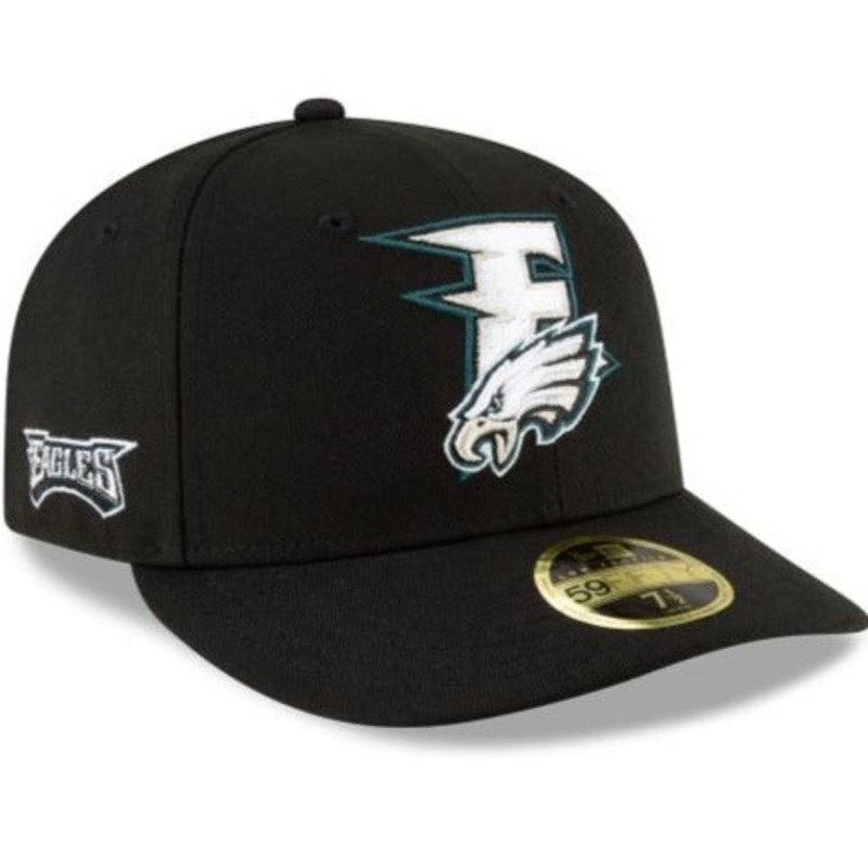 New Era Philadelphia Eagles Logo Mix Low Profile 59fifty Fitted Hat