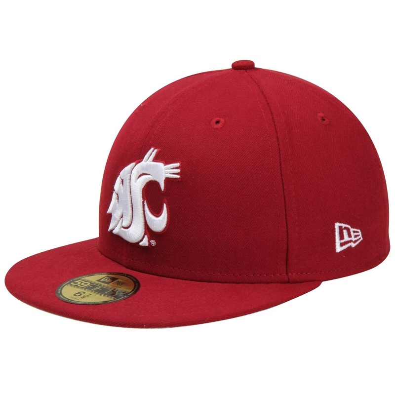 New Era Washington State Cougars Master Crimson 59FIFTY Fitted Hat