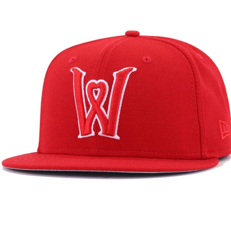 New Era Worcester Red Sox Scarlet 59FIFTY Fitted Hat