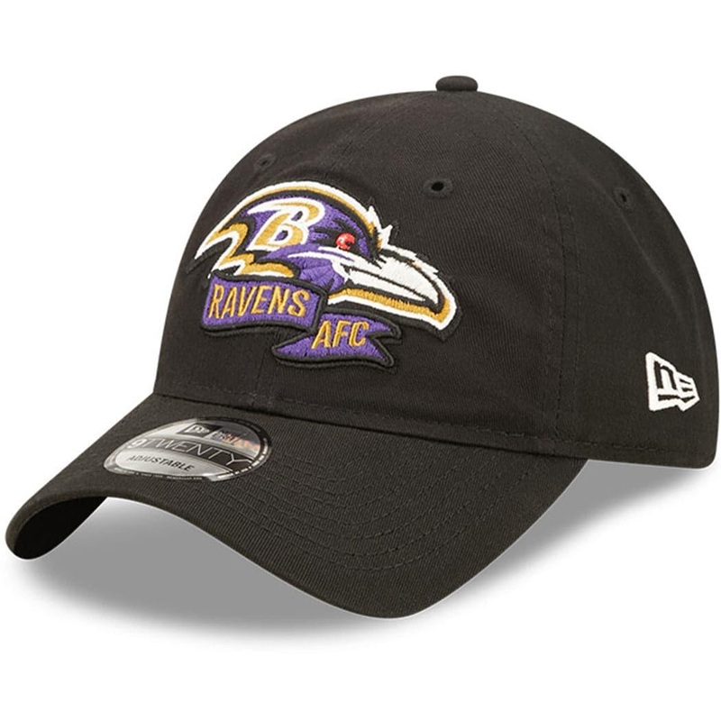 Baltimore Ravens New Era NFL 22 Sideline 9TWENTY Strapback Hat – Black