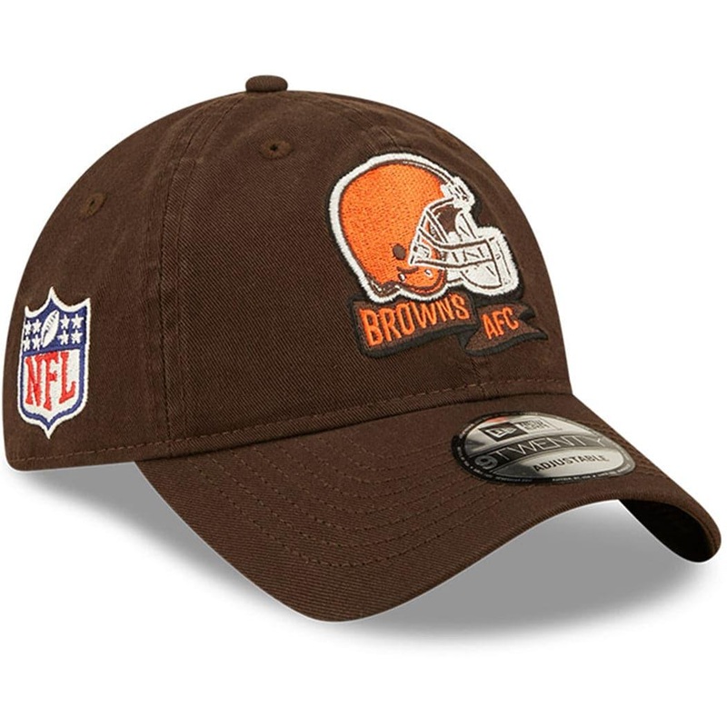 Cleveland Browns New Era NFL 22 Sideline 9TWENTY Strapback Hat – Brown