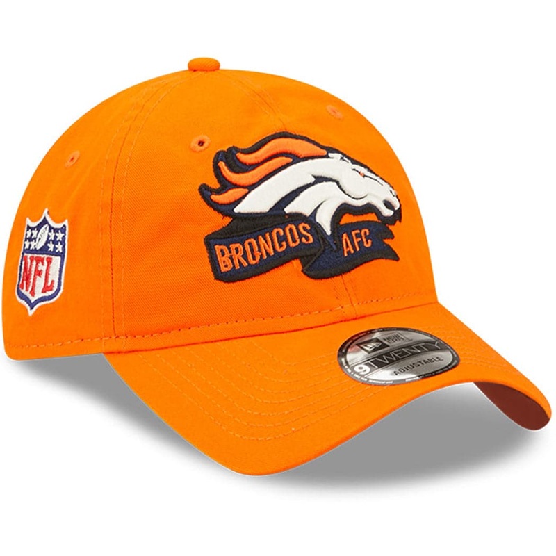 Denver Broncos New Era NFL 22 Sideline 9TWENTY Strapback Hat – Orange
