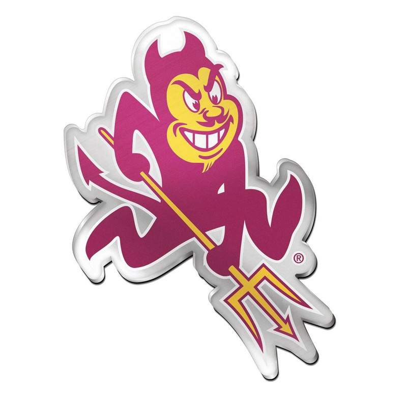 NCAA Arizona State Sun Devils WinCraft Sparky Color Emblem – Maroon